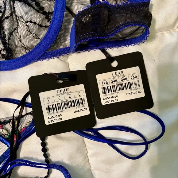 Honey Birdette Leah Set - Bra 34B and Thong L - Picture 5 of 5